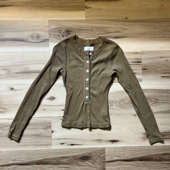 Citizens of Humanity Varra Henley Top - Picture 1 of 5